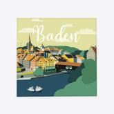 Vintage Baden – Altstadt-01 – Magnet – Kunststoff – Reana.Design